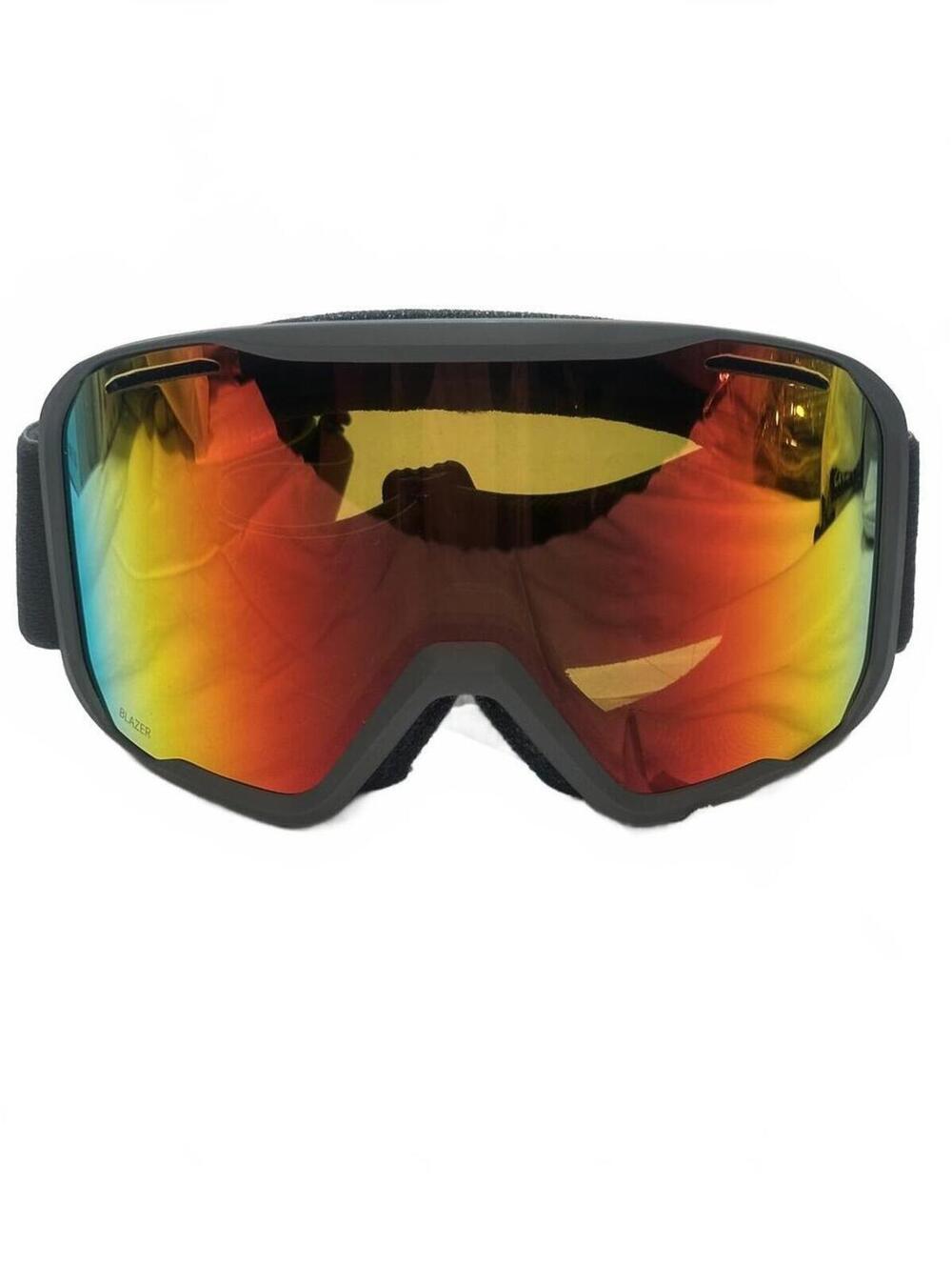 Smith Blazer Snow Goggles Slate Red Sol-X Mirror Fog-X Anti-Fog | New